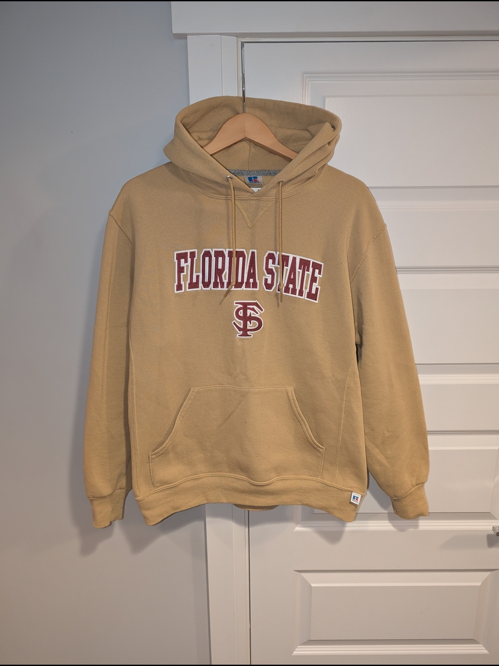 Vintage Russell Athletic Tan Florida State Seminoles NCAA Hoodie